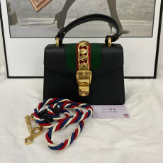 Gucci 구찌 블랙 세르비아 토트겸 크로스백 99 뉴